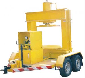 เครื่องกดยางตันแบบเคลื่อนที่